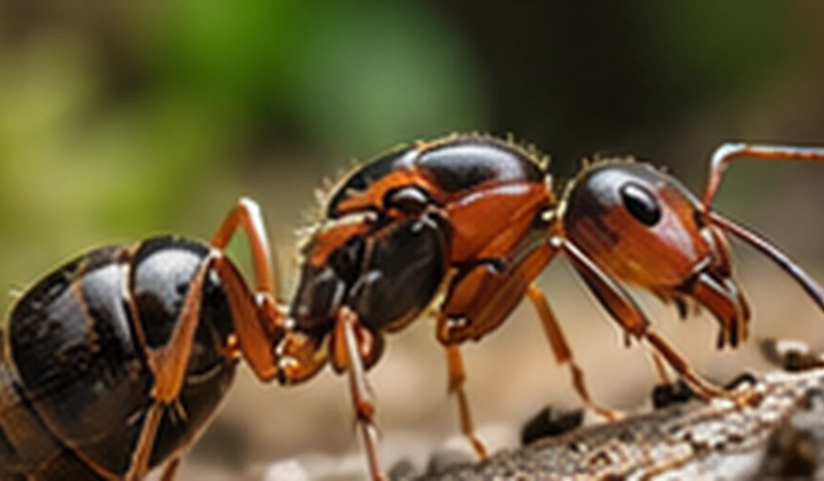Ilustracja AI; nie potwierdza wyglądu Pogonomyrmex barbatus